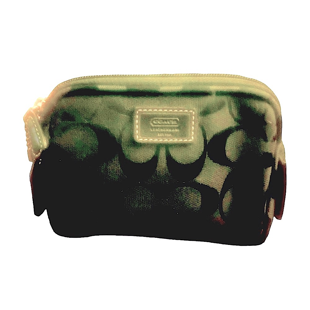 💕COACH Brand new Authentic Black makeup bag💕